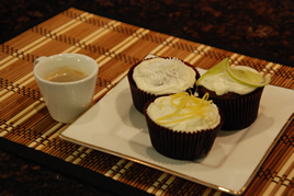 Episode 77 - Ginger Cupcakes with Lemon Coconut Icing